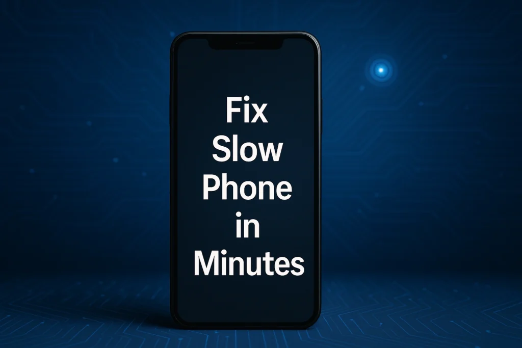fix slow phone cover image — quick steps to make Android or iPhone faster
